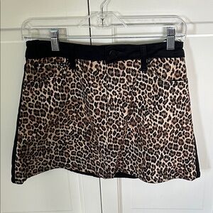 Alice + Olivia Animal Print Skater Skirt